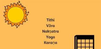 Pancha-anga. Cele 5 tipuri de zile