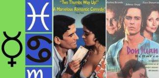 Il Postino, Don Juan de Marco, Mercur și triada semnelor de apă