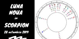 Luna Nouă în Scorpion – 28 octombrie 2019