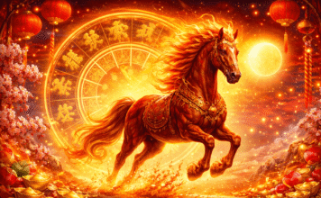 Anul Calului de Foc 2026 – O inițiere prin Energia Focului Cal de Foc sub Soarele zodiacului chinezesc – Anul Calului de Foc 2026, astrologie chineză și energii karmice
